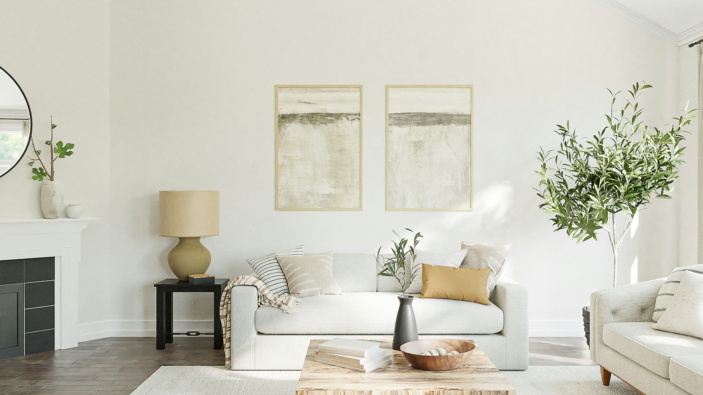 Clean living room - request a free cleaning quote